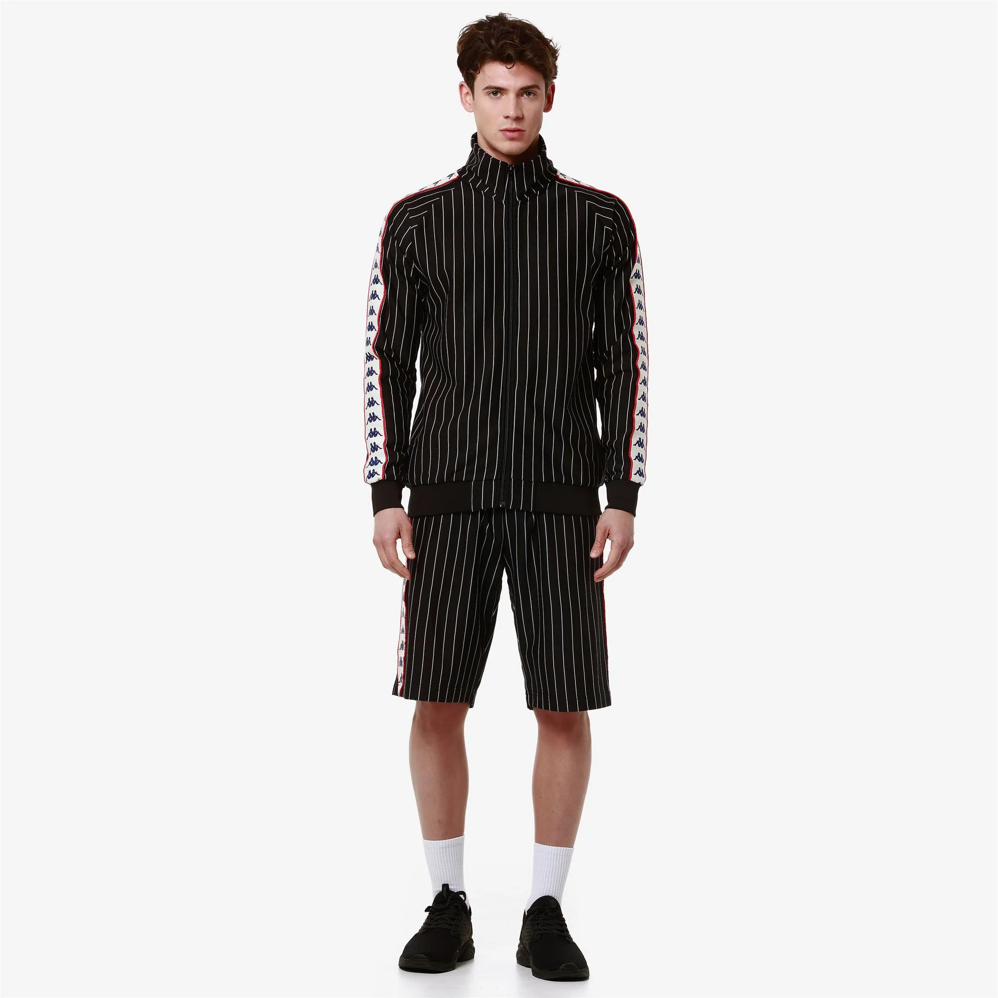 Kappa - Pantaloncini Uomo Nero - 222 BANDA LULLO