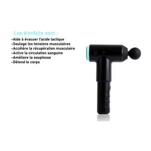 Pistolet de massage HOMEDICS par percussion PMG-200