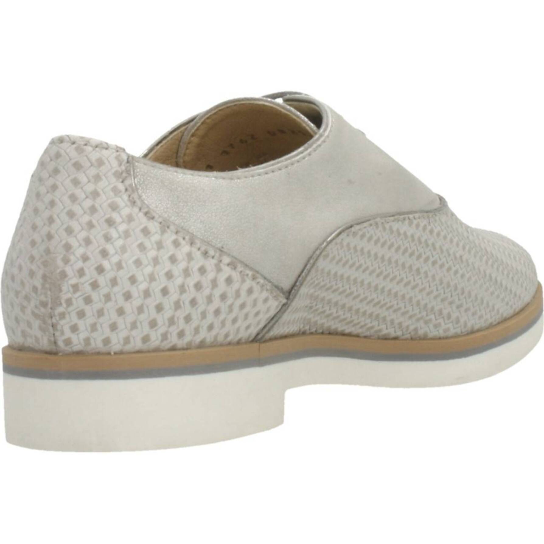 Bluchers Mujer de la marca GEOX  modelo D JANALEE A PLATA