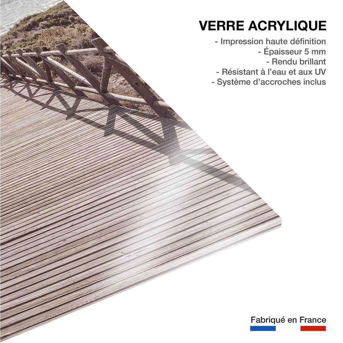 Tableau mer le chemin de la mer  Tableau plexiglas