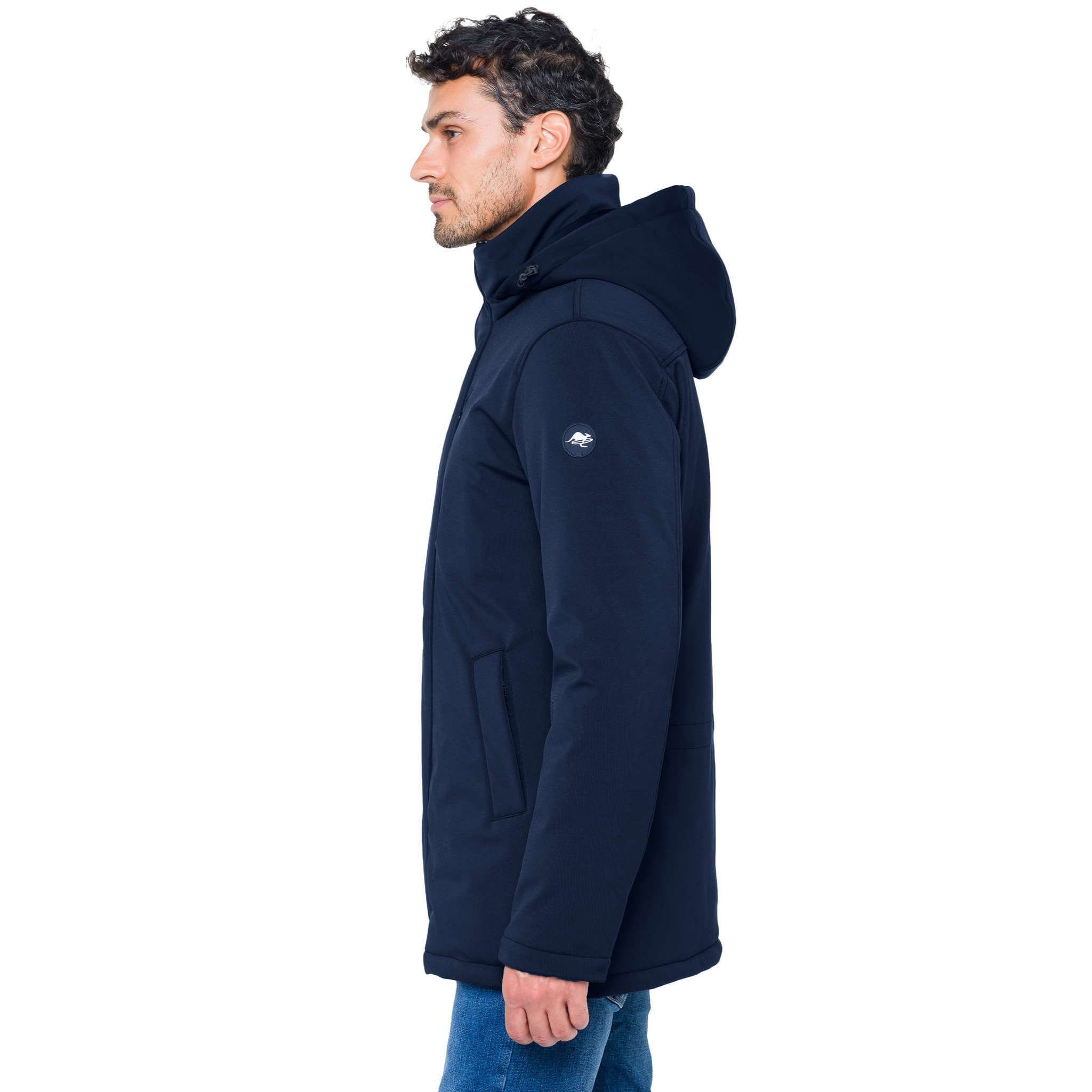 Giacca Hot Buttered termica impermeabile Nusakan blu navy.