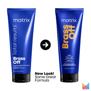 Brass Off - Masque Bleu Neutralisant de Reflets Indésirables Orangés Cuivrés
