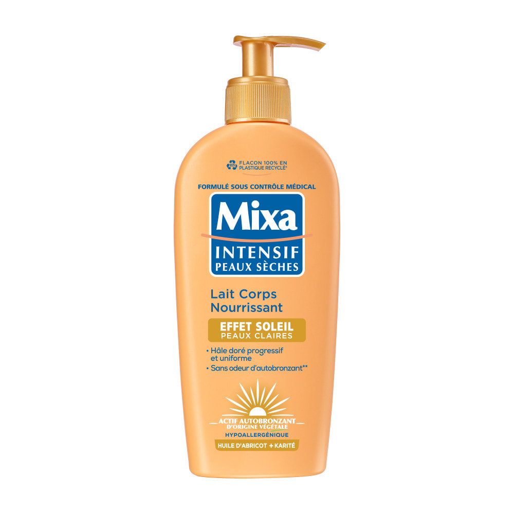 Mixa Lait Corps Effet Soleil peaux claires 250ml