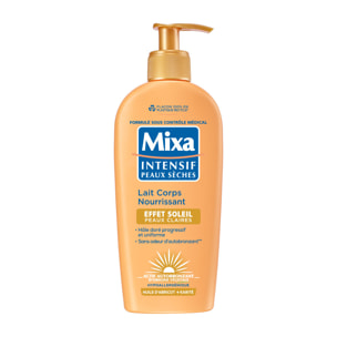 Mixa Lait Corps Effet Soleil peaux claires 250ml