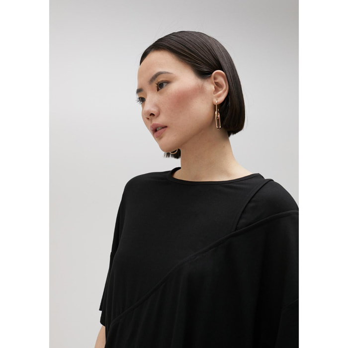 Maglietta borchie maniche corte