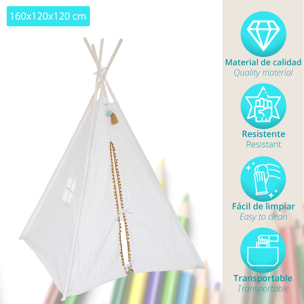 Tipi ecru para niños