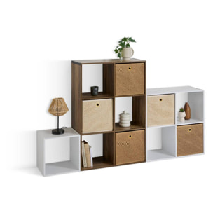 Boîte de rangement Mix'n modul 31x31cm marron