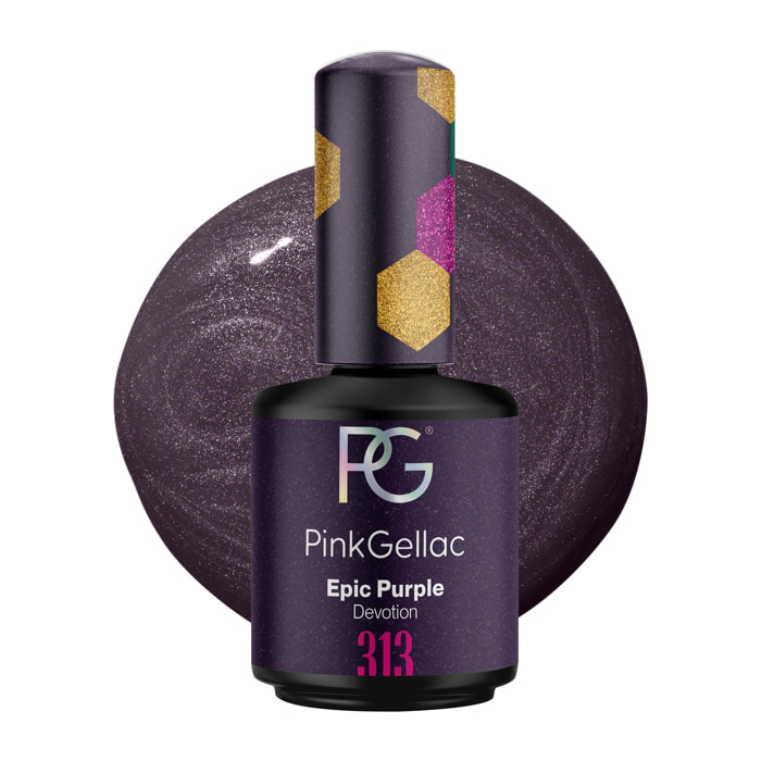 Vernis semi-permanent - 313 Epic Purple - 15 ml