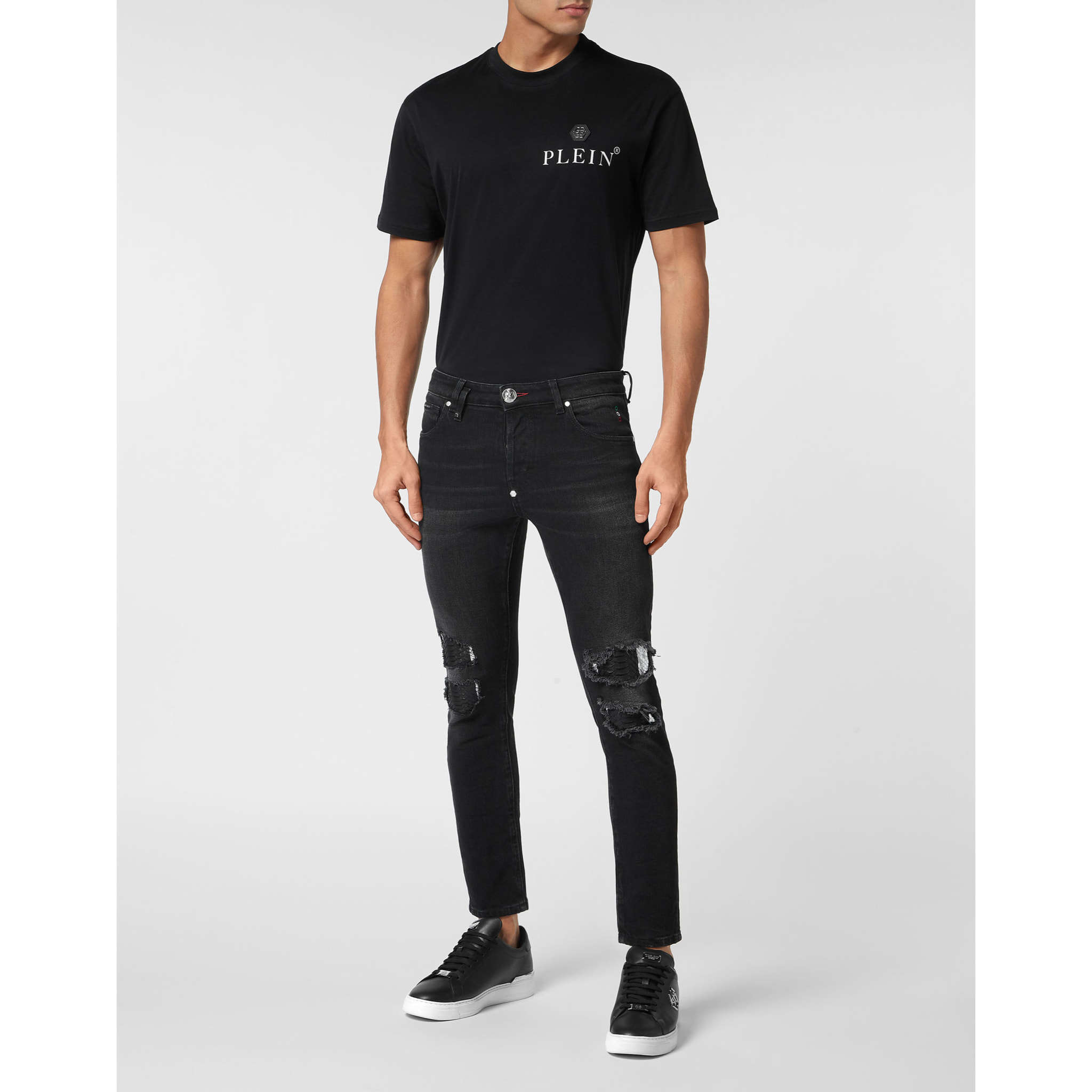 PHILIPP PLEIN Vaqueros Skinny Fit PYTHON