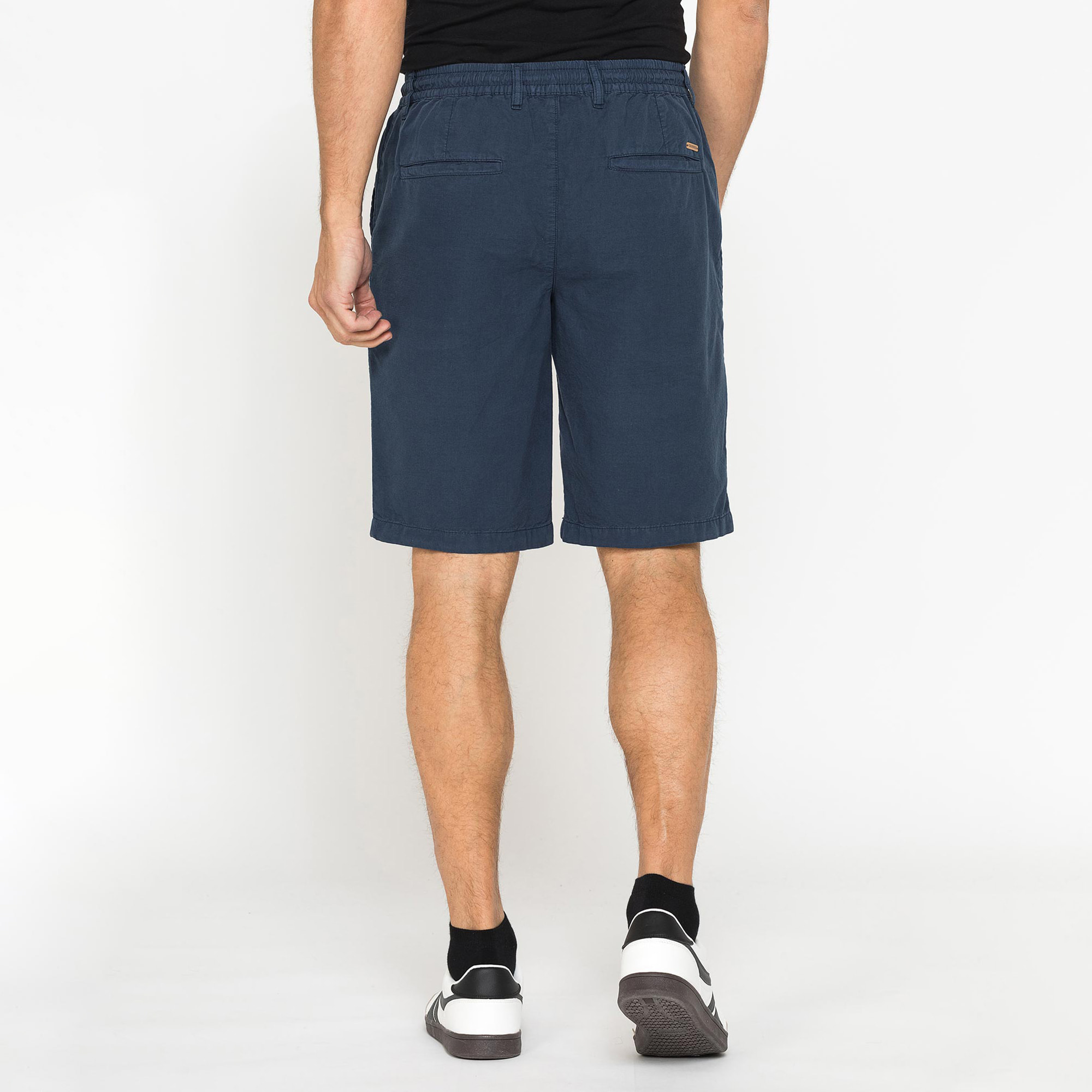 BERMUDA IN RIPSTOP LEGGERO CON ELASTICO E COULISSE