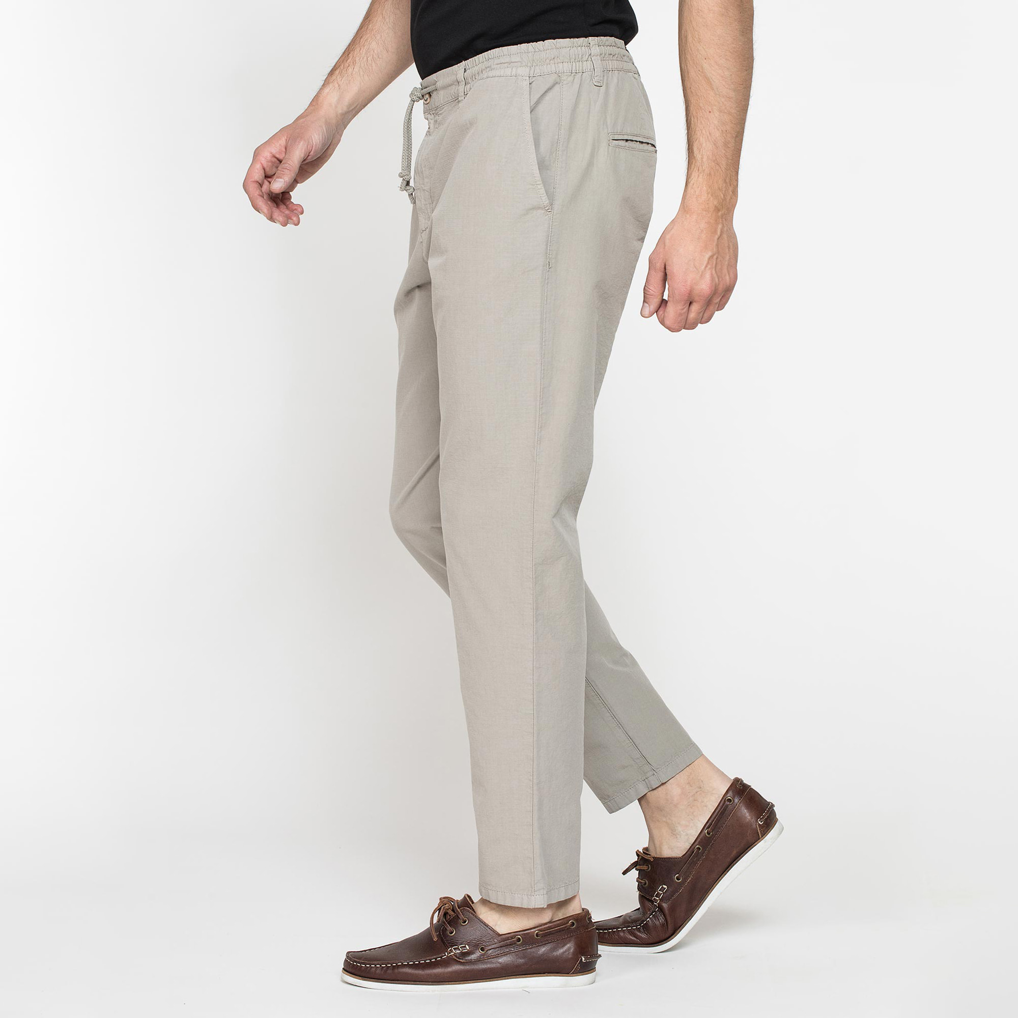 PANTALONI CHINO IN RIPSTOP CON COULISSE IN VITA