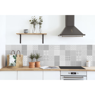 Stickers adhesivos de CERAMIKO - Rossana grey 65x100