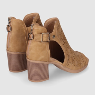 Sandalias - Cuero - Tacón: 7 cm