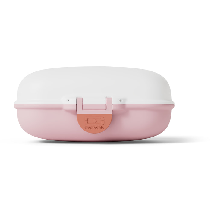 Boîte à goûter enfant Gram 600ml blanc et rose