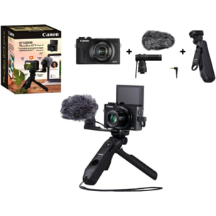 Appareil photo Compact CANON Kit Vlogging G7X Mark III + accessoires