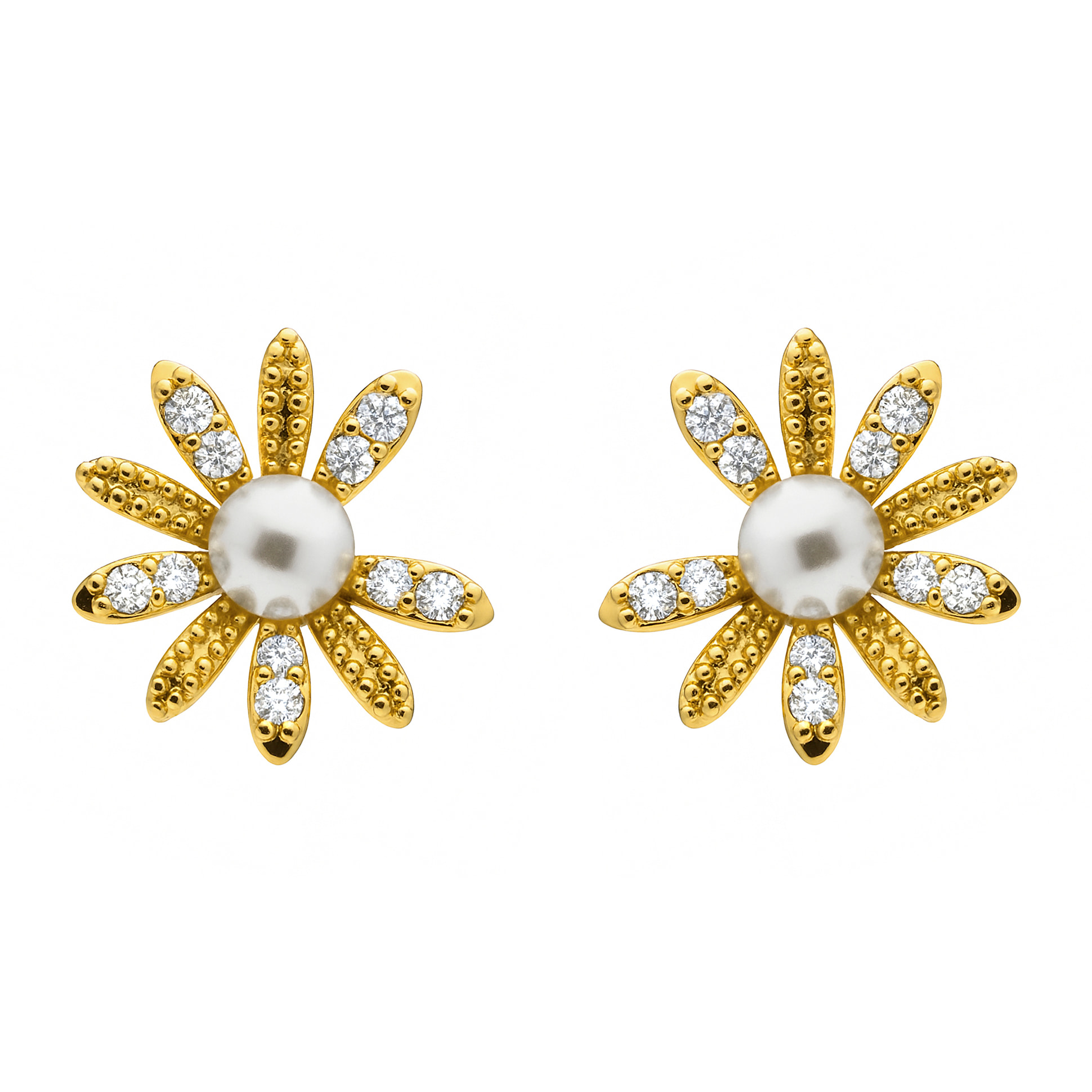 Pendientes Tynta acabado oro amarillo 18k