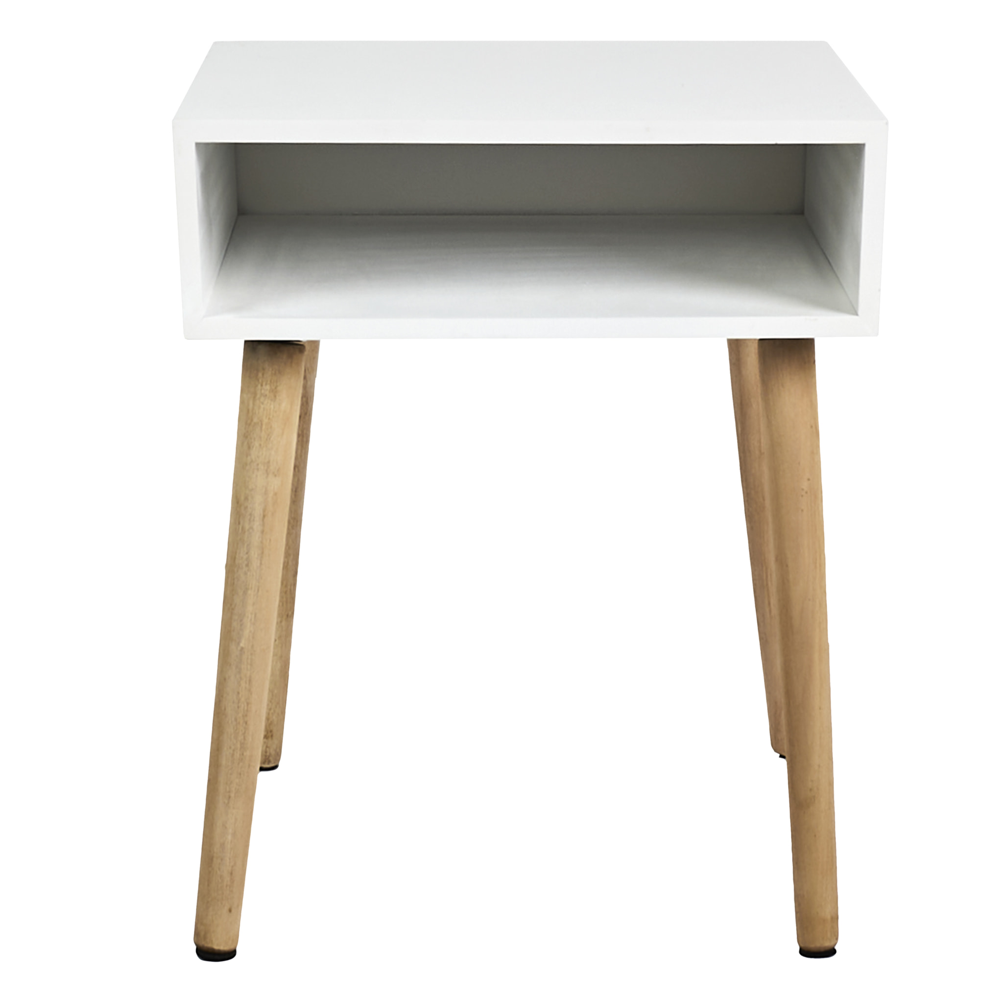 Table De Chevet Niche Blanc
