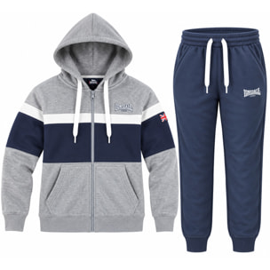 Tuta Uomo LONSDALE Cotone Felpato Zip