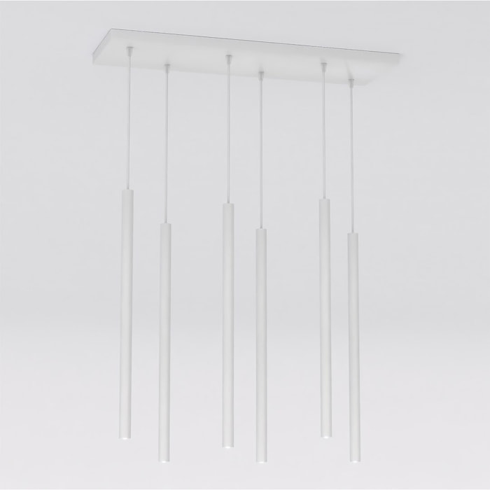 Lampada a sospensione SELTER in acciaio grigio