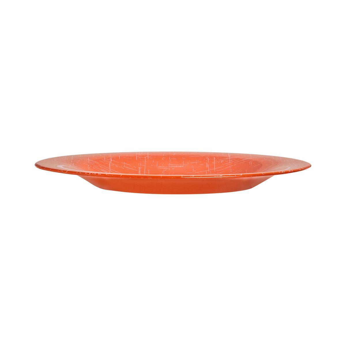 Assiette à dessert orange 19,5 cm Poppy - Luminarc