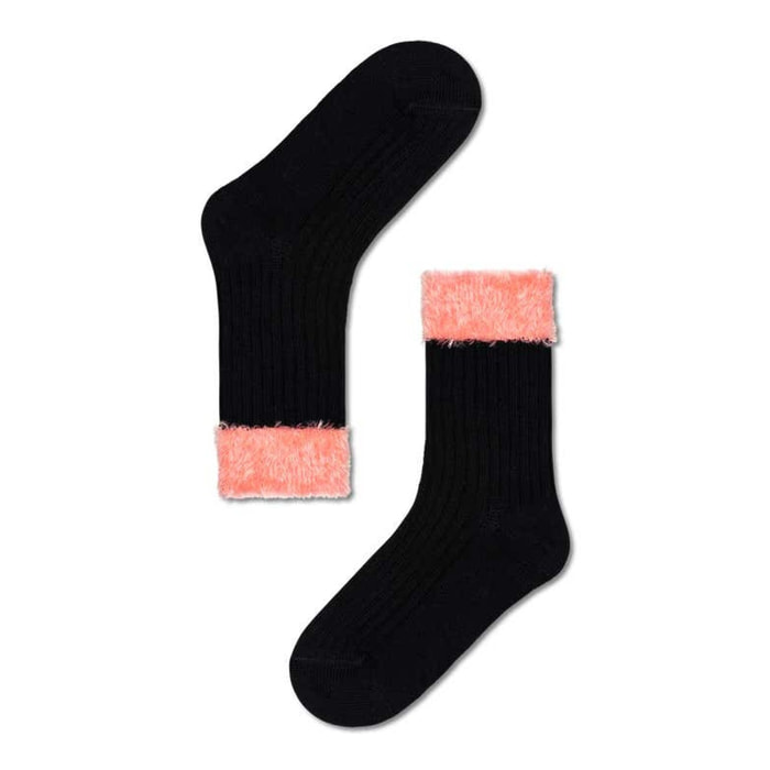 Calcetines judit crew negro y rosa