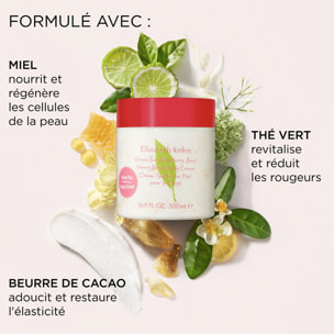 Green Tea Strawberry Basil Honey Drops - Crème Corps 500ml