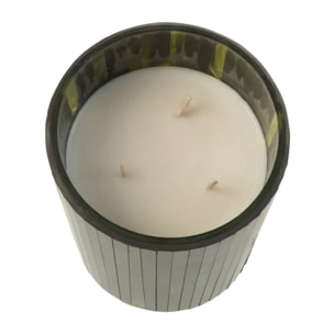 J-Line bougie parfumée Noa - Herbal Serenity - verre - vert - medium - 55H