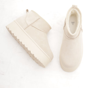 STIVALETTO MAMMUT BEIGE