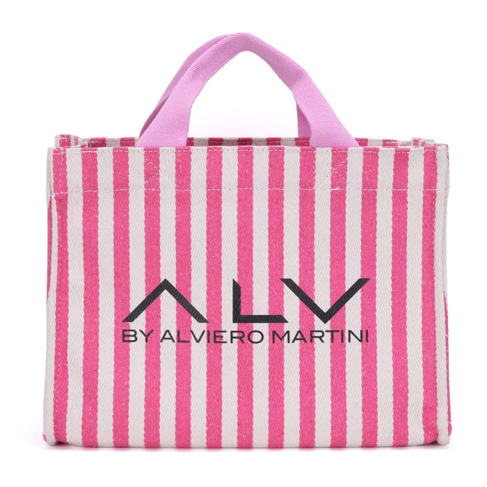 Borsa Shopper  da donna Textile Prodotto Vegano 32x24x14 cm