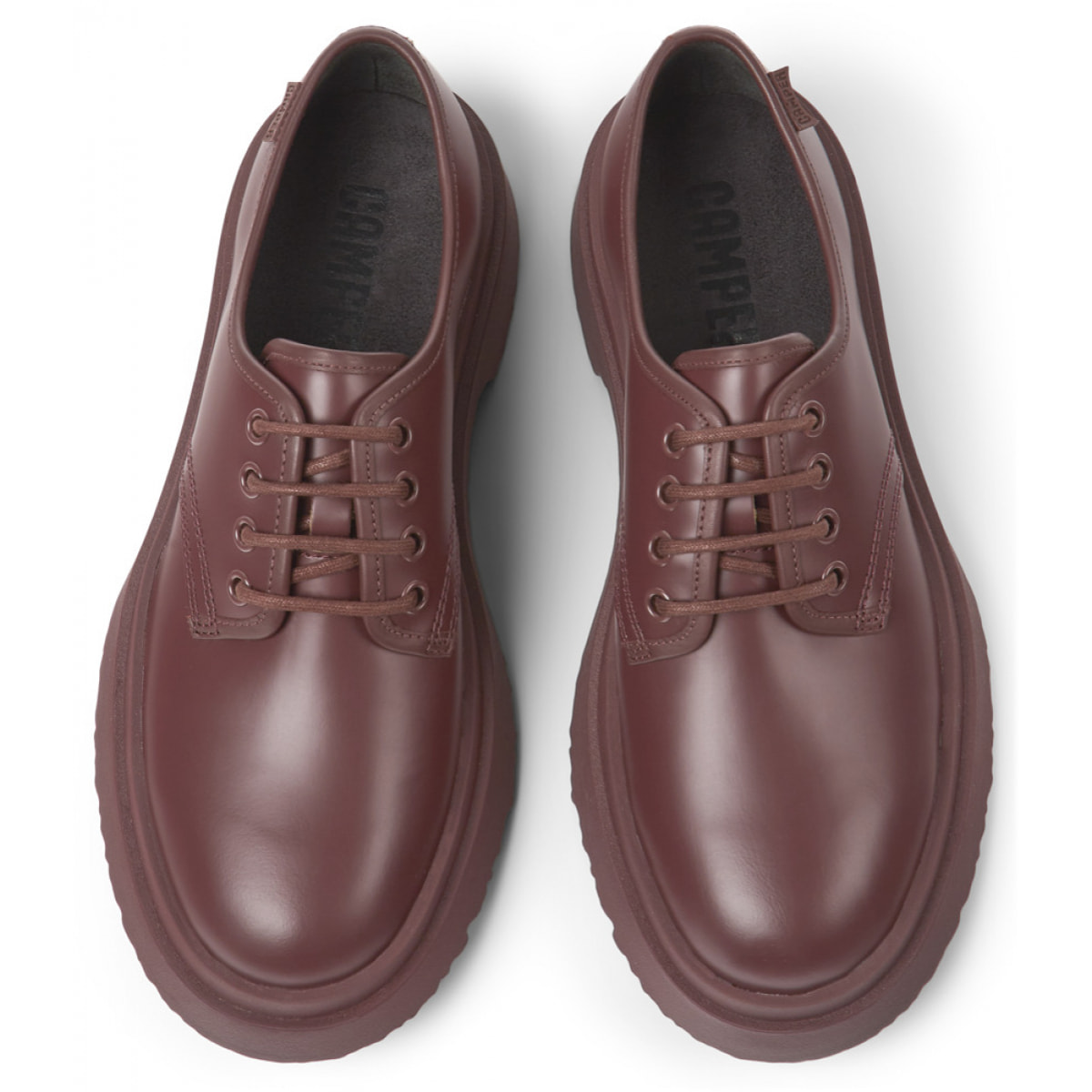 CAMPER Walden - Zapatos de cordones Burdeos Mujer