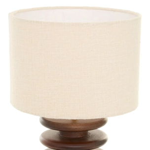 Lampe Rochi cylindrique H.60cm marron