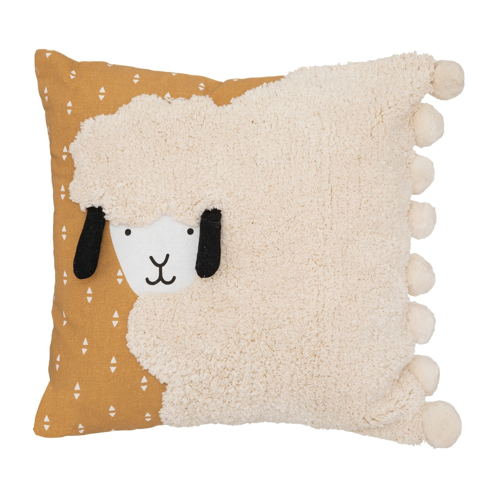 Cojín de piel de oveja "oasis" 40x40cm