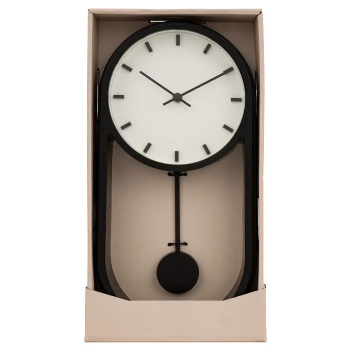 Horloge Anton noir 39x20cm