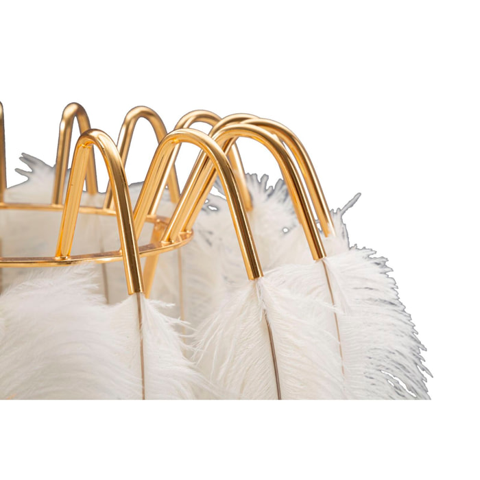 LAMPADA DA TAVOLO FEATHER STAND CM Ø 40X60