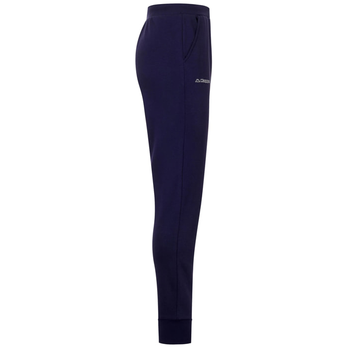 Kappa - Pantaloni Uomo Blu - Logo Geo Or