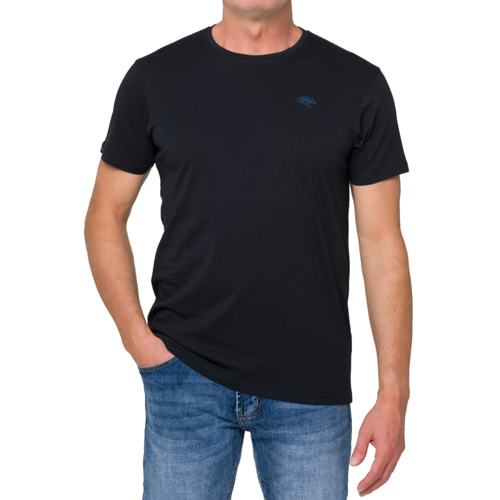 Camiseta de algodón 180 gr Hot Buttered Mistral negro