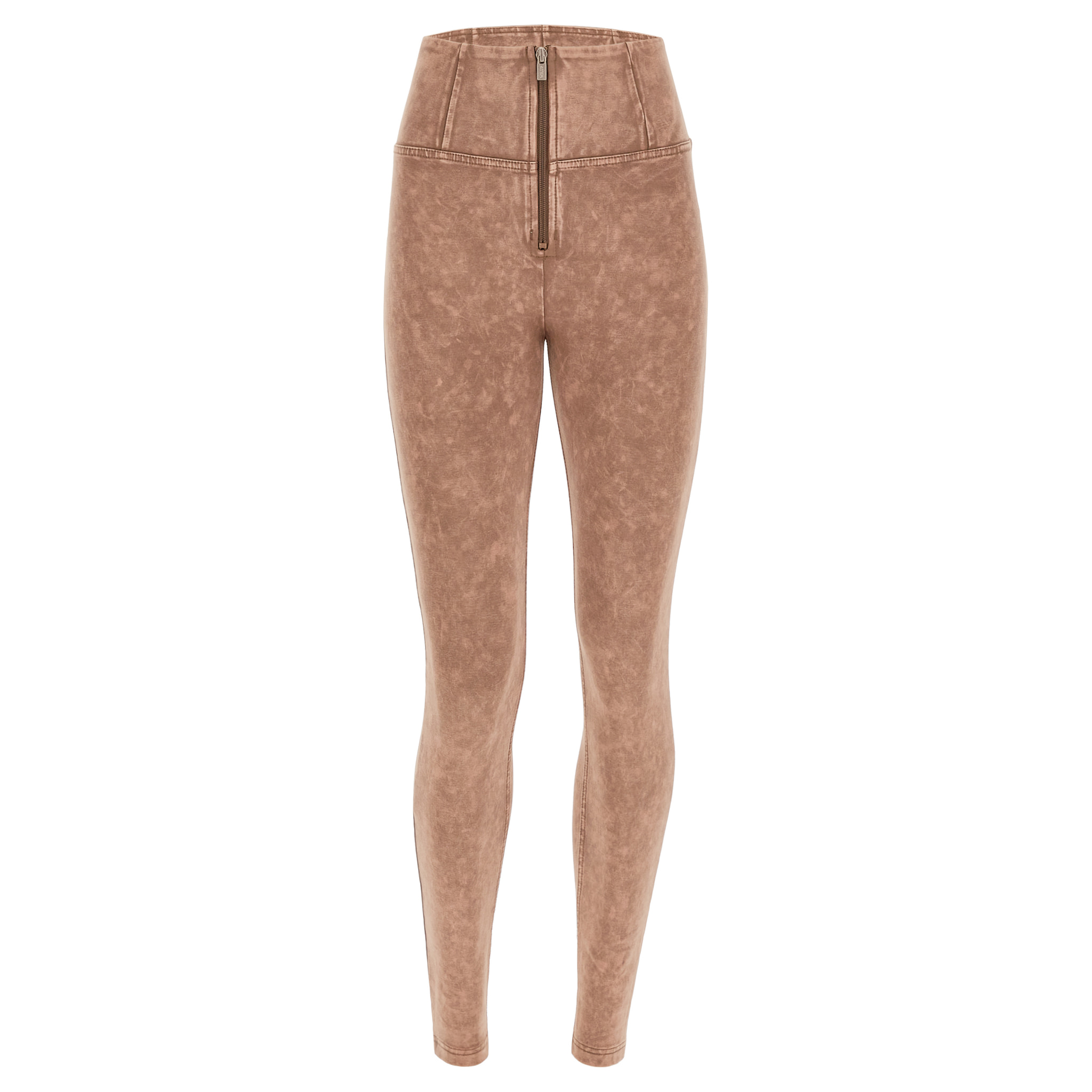 Pantaloni push up WR.UP® superskinny vita alta effetto bleached