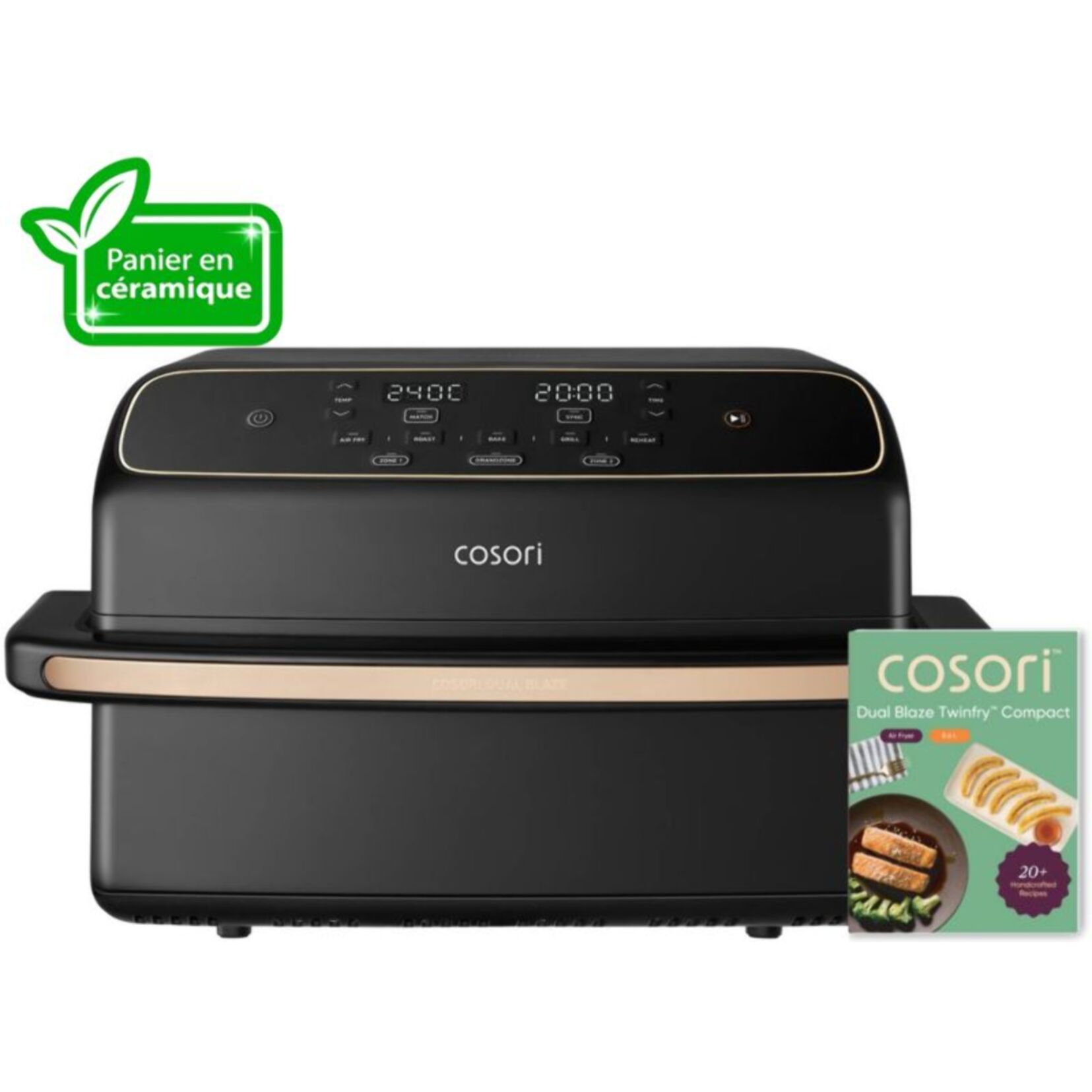 Friteuse sans huile COSORI Dual Blaze Twinfry Compact 8.6-L KAAPAFC