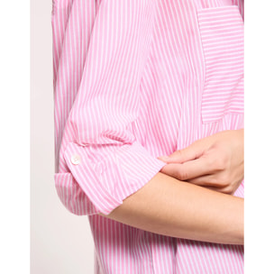 Camisa Manga Larga Rosa - Brosabeat