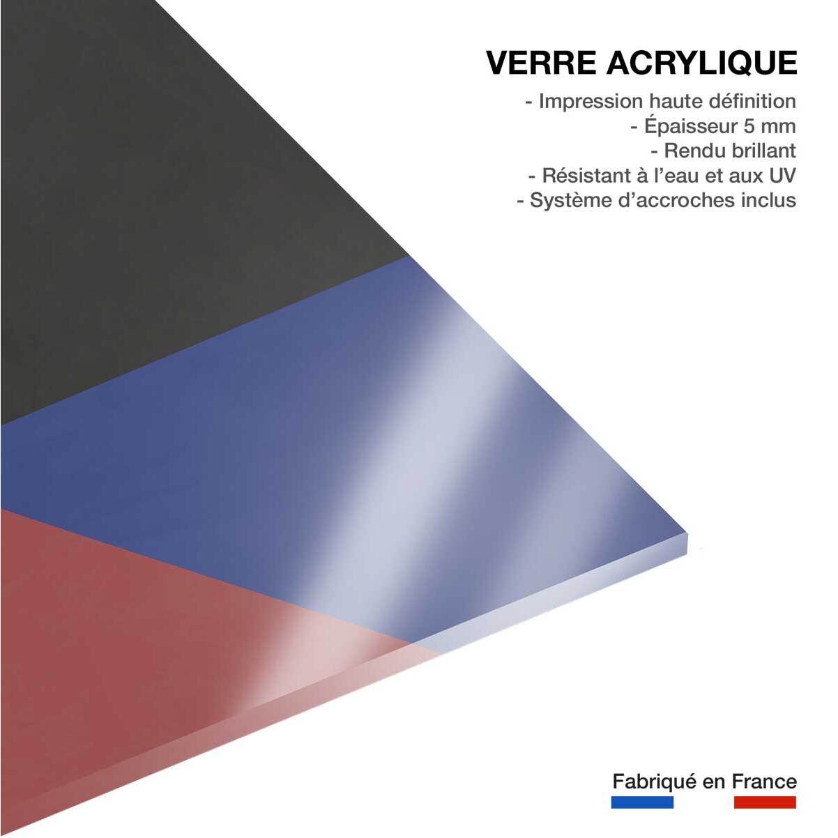 Tableau sunset avenue Tableau plexiglas