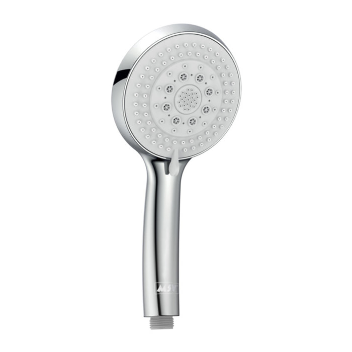 Pommeau de douche MSV Lior Ø 115 mm – 8 fonctions – Économie d'eau 65 % – Chromé