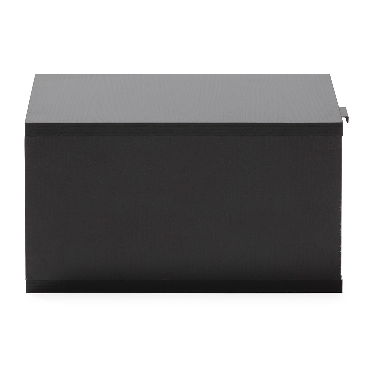 Mesita de noche flotante Lluvia 1 cajón color Negro