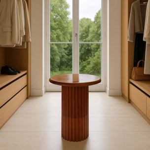 Table d'appoint en bois de manguier émaillé  ALTA