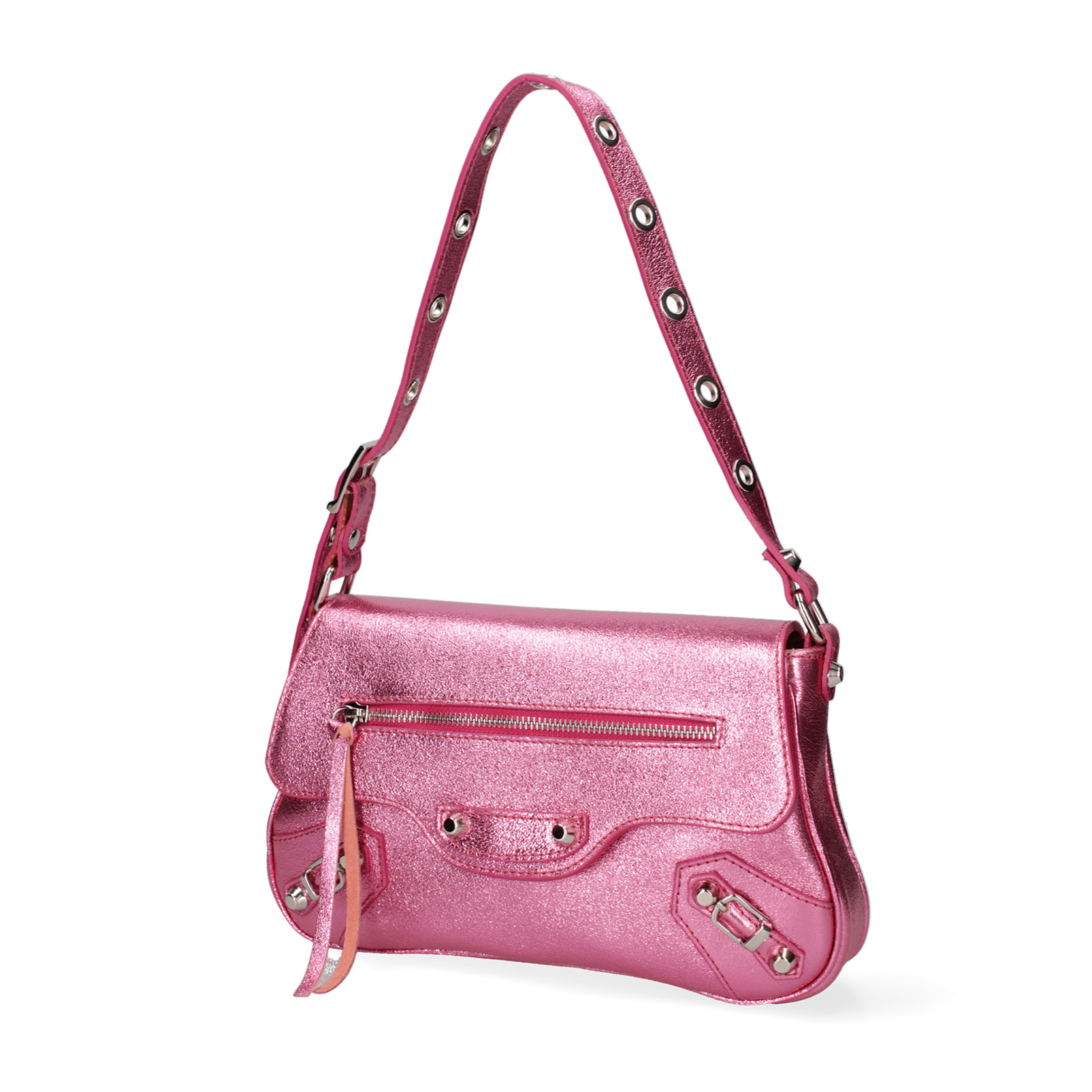 Borsa a spalla da donna In Vera pelle Made in Italy 28x15x5 cm