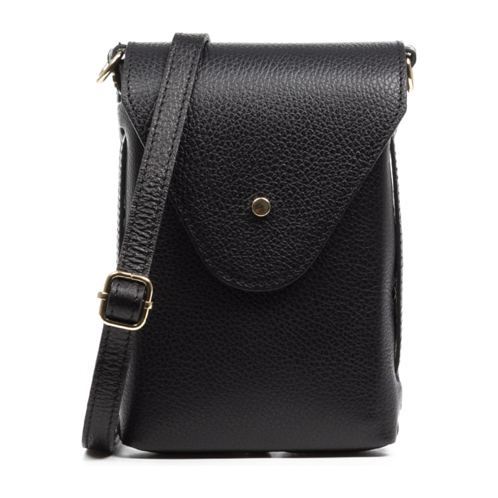 Anagni bolso bandolera mujer. Piel auténtica Dollaro.