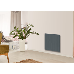 Radiateur inertie Ceramique Gris 1500w