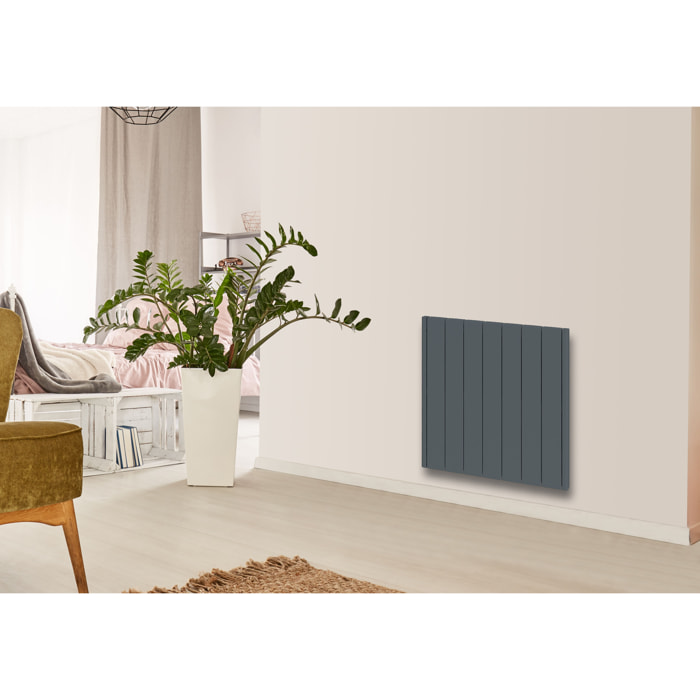 Radiateur inertie Ceramique Gris 1500w