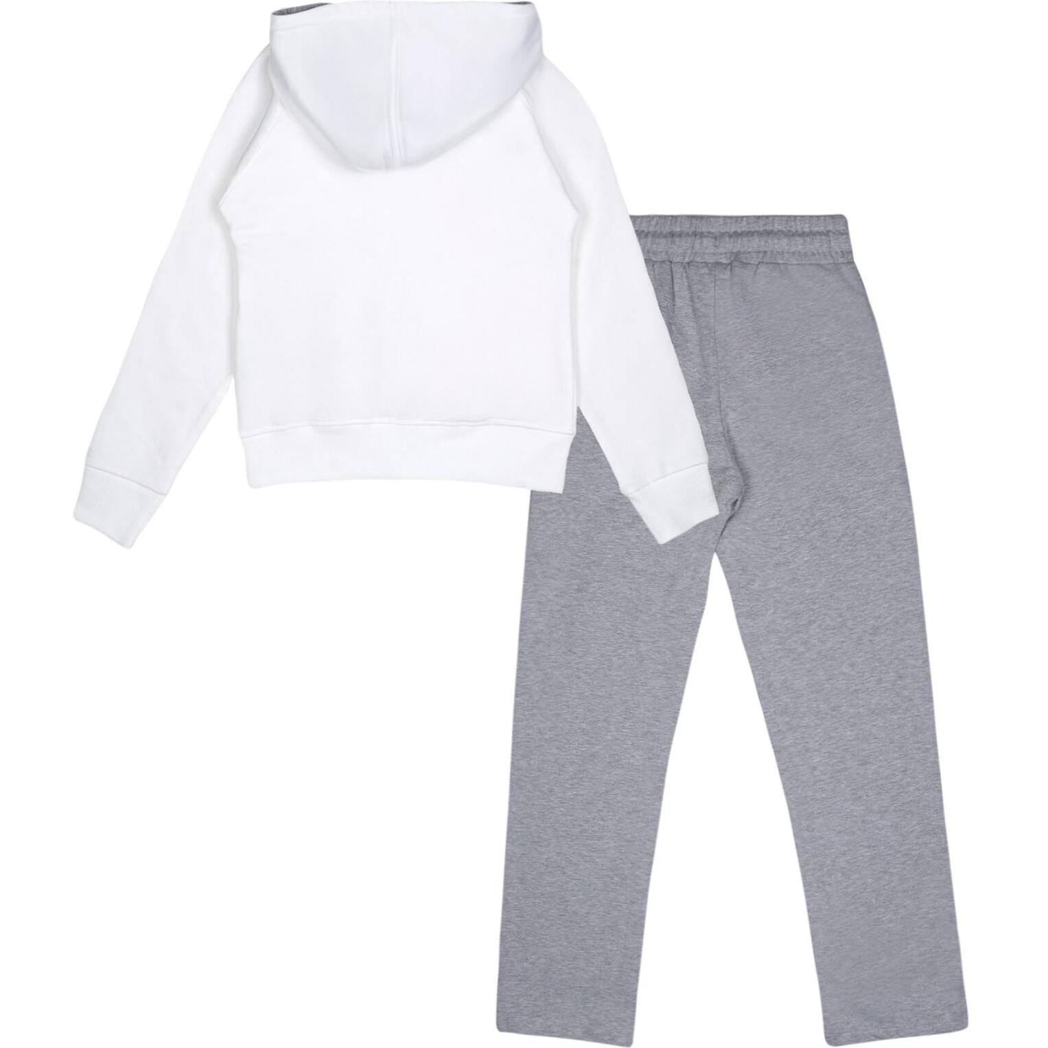 Tuta da bambina in cotone non garzato Leone Shiny