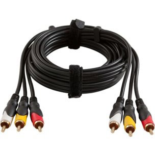 Câble RCA ESSENTIELB 3RCA/3RCA - 2m -ecp