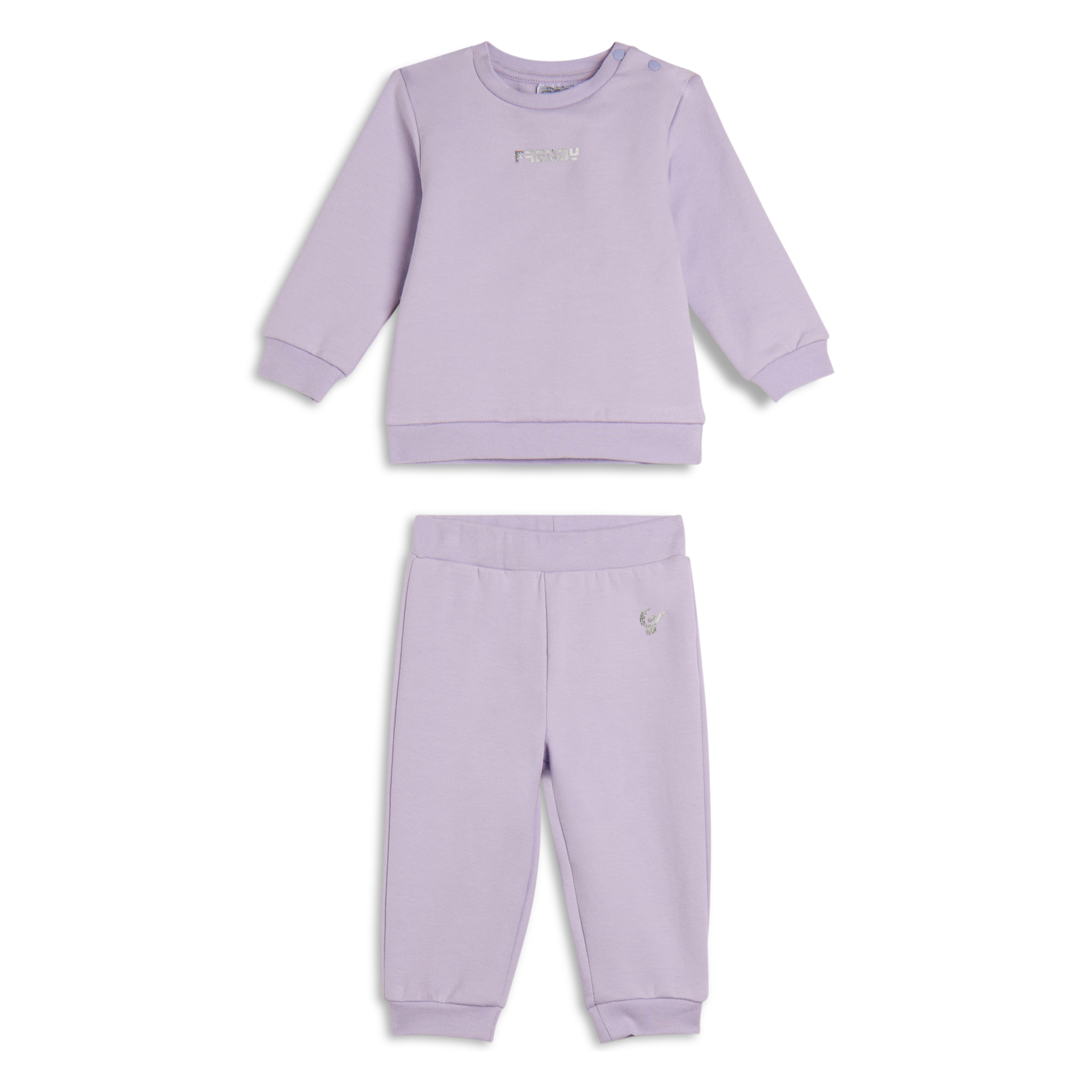 Tuta Baby in cotone elasticizzato con bottoni a pressione